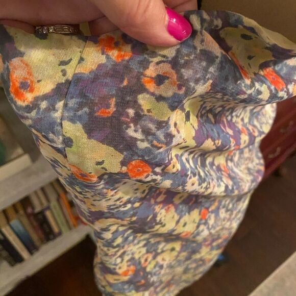 *Cabi* Sz M London Calling *Positano* Sheer Layered Floral Tunic Tank EUC - Picture 7 of 9